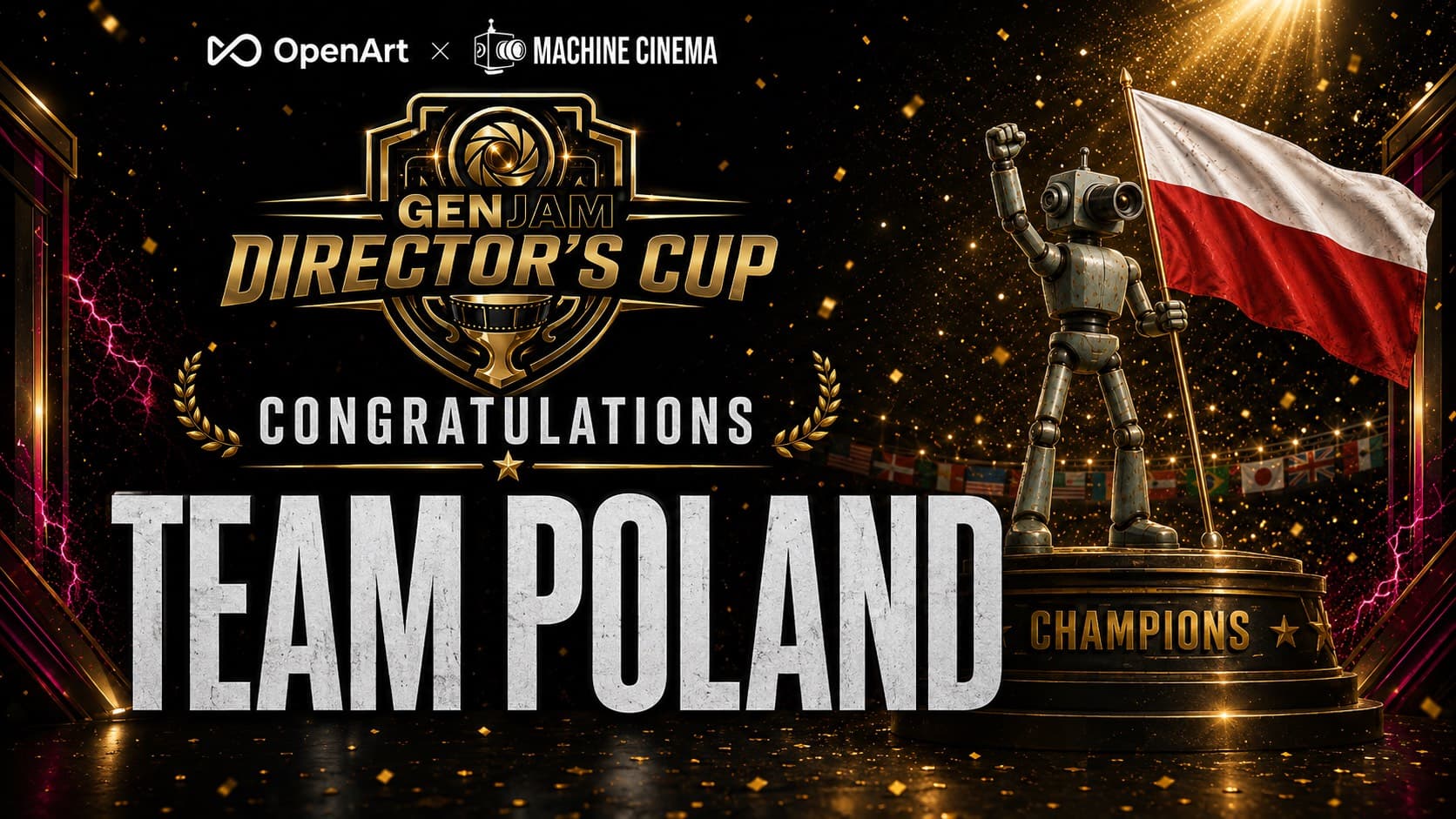 Congratulations Team Poland — GenJam Director's Cup champions