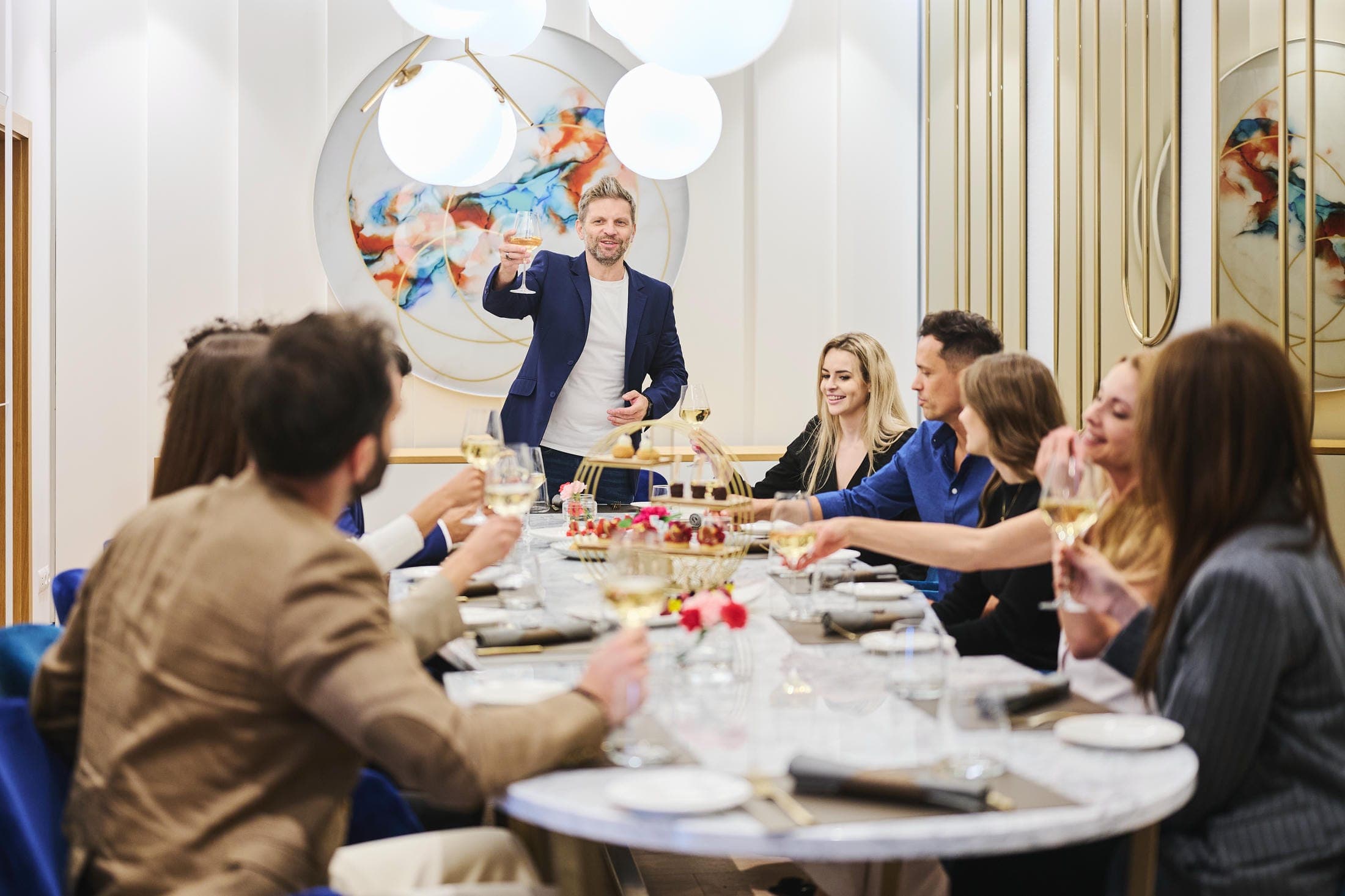 Floor 2 restaurant · a toast