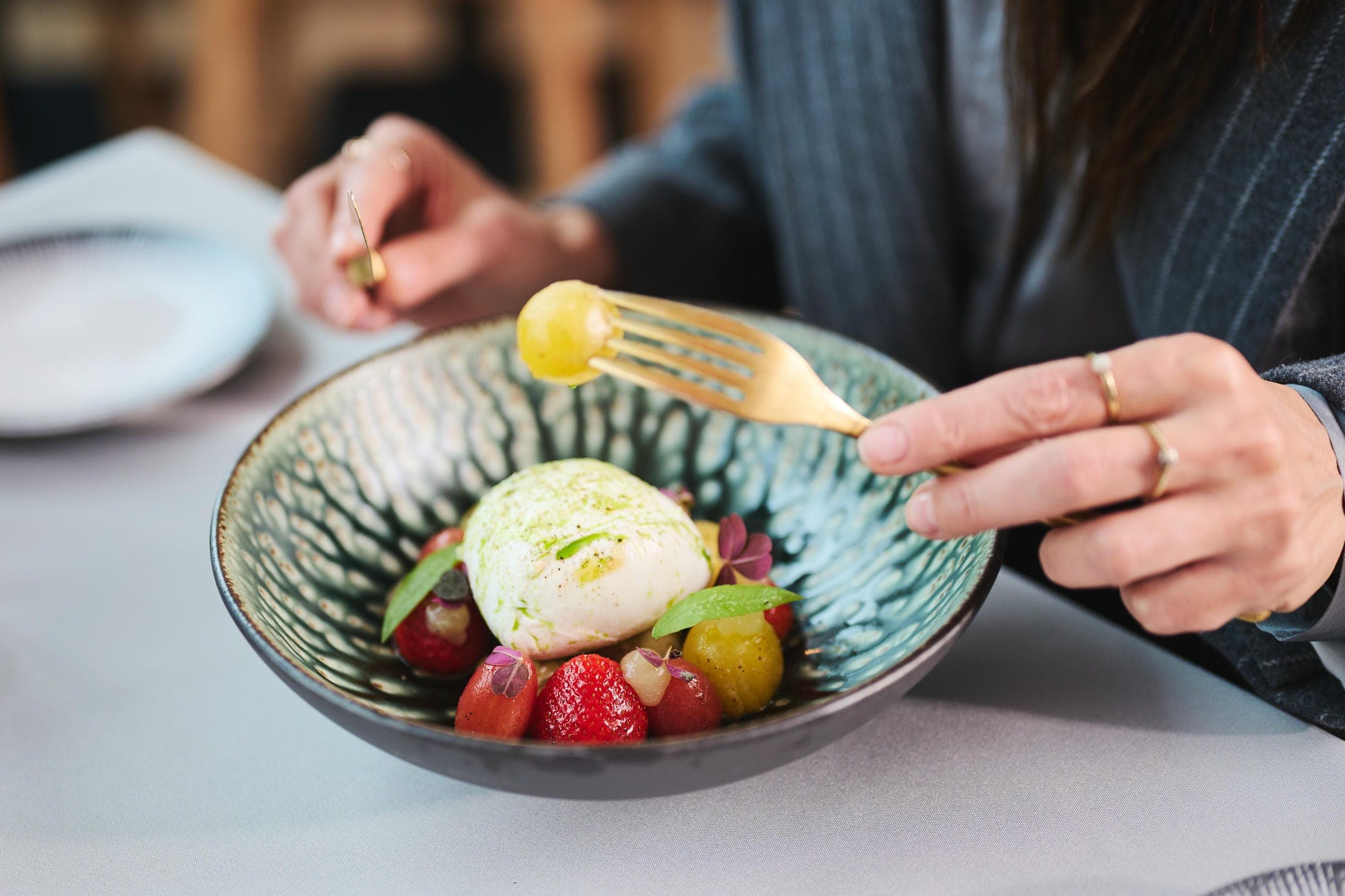 Floor 2 restaurant · burrata