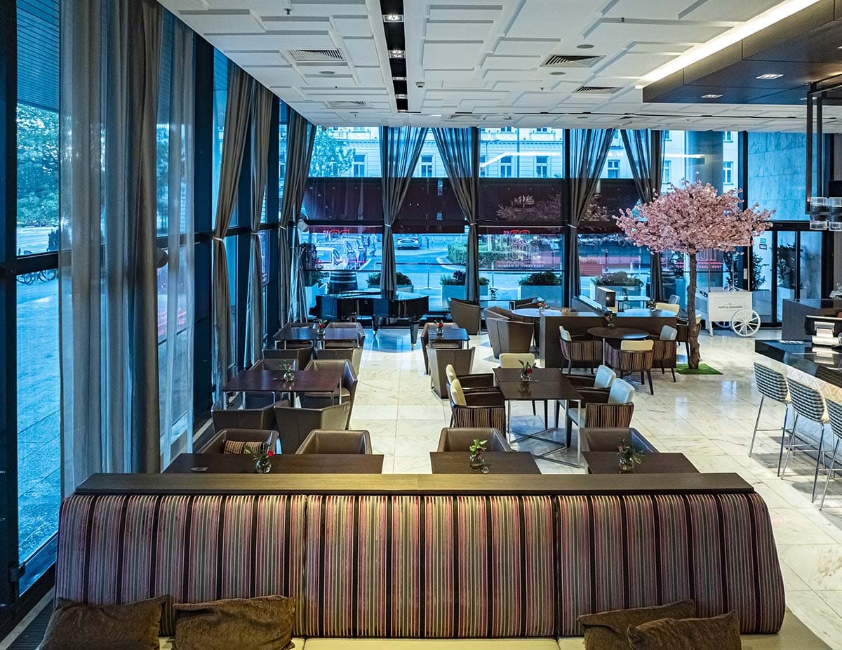 Lobby Bar · window seating
