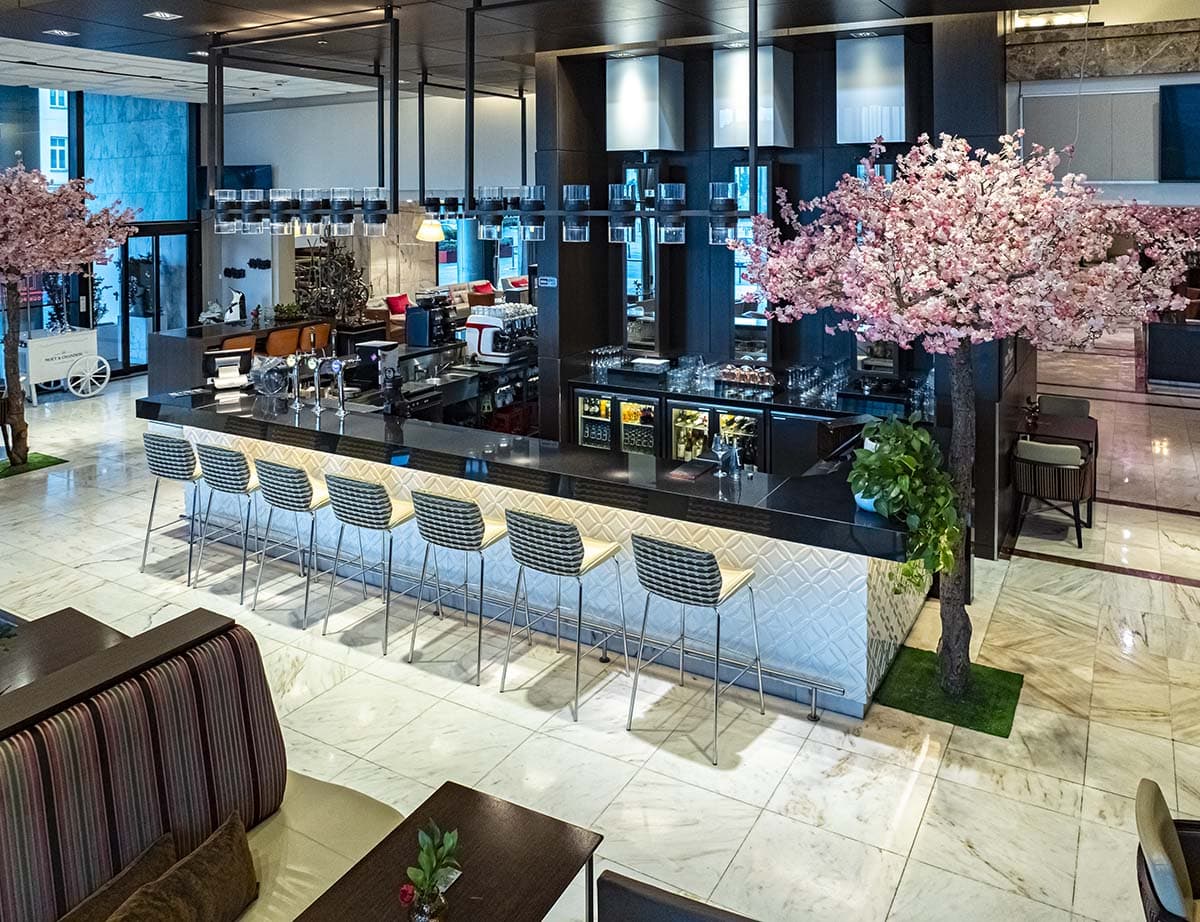 Lobby Bar · bar stools